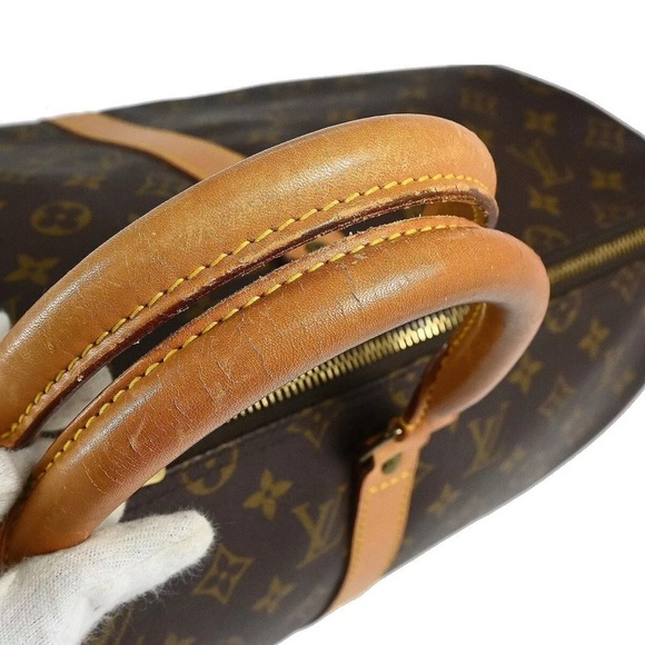 LOUIS VUITTON KEEPALL 50 TRAVEL DUFFEL MONOGRAM CANVAS Authentic - Picture 6 of 10